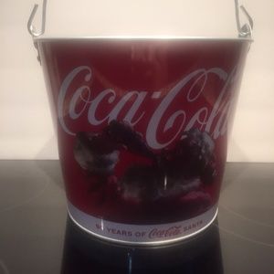 Coca-Cola Santa  tin bucket